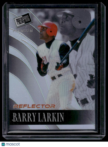 2024 Press Pass Premium Barry Larkin #RB-7 Retro Base Reflector Prismatic Silver SN