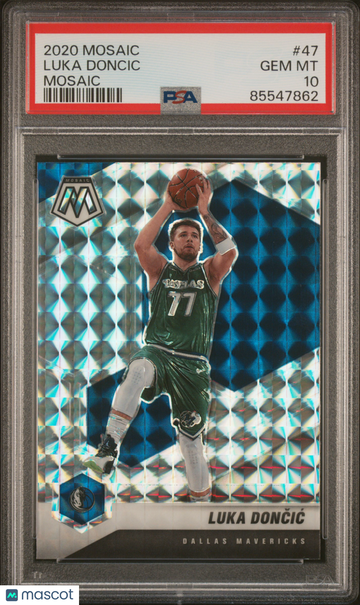 2020 Panini Mosaic Luka Doncic #47 Mosaic PSA 10