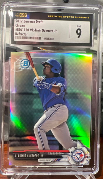 2017 Bowman Draft Chrome Vladimir Guerrero Jr 150 Refractor
