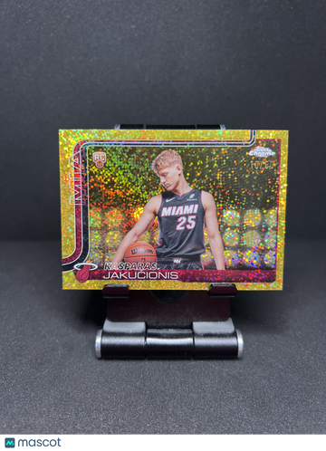 2025 CHROME KASPARAS JAKUCIONIS IMAGE VARIATION GOLD SPECKLE REF. /50 RC