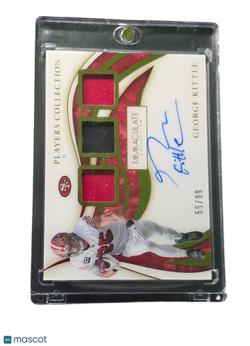 2020 Panini Immaculate Collection Players Collection George Kittle #PC-GK /99 Patch