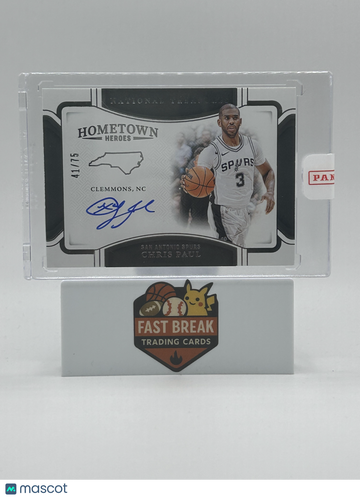 2025 Panini National Treasures Hometown Heroes Chris Paul #HH-CPL /75