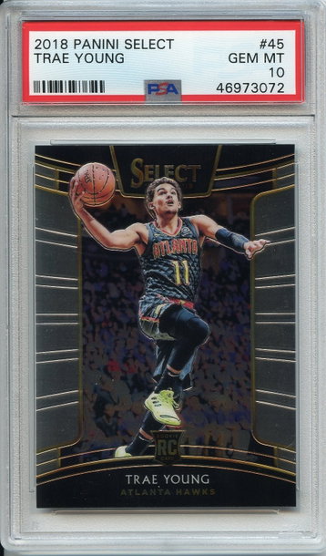 Trae Young Select Concourse Rookie PSA 10 NEP