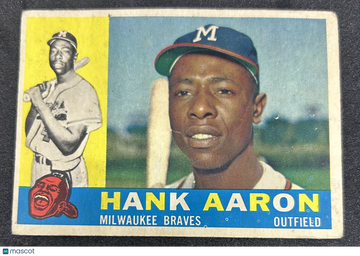 1960 Topps Hank Aaron #300