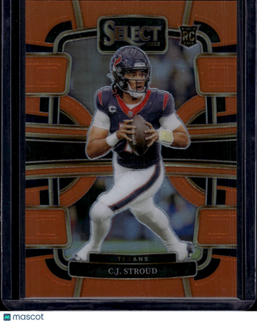 2024 Panini Select Concourse Prizm C.J. Stroud #41 Orange RC
