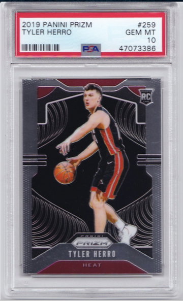Tyler Herro 2019 Prizm PSA 10 