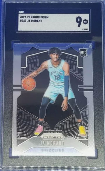 2019-2020 Ja Morant Panini prizm SGC 9