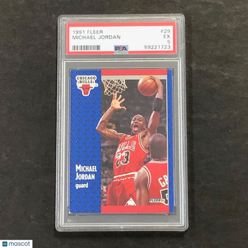 1991 Fleer Michael Jordan #29 PSA 5