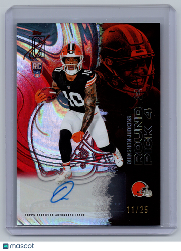 2025 Topps Signature Class Quinshon Judkins #115 /25 RC