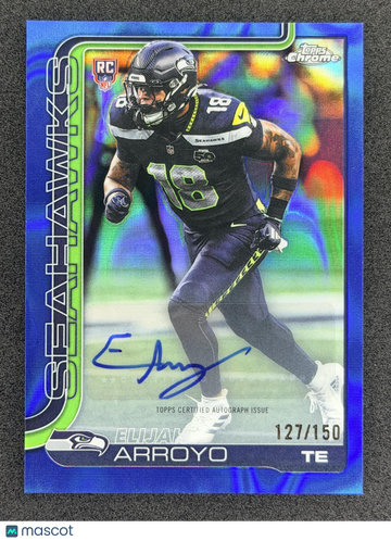 2025 Topps Chrome Elijah Arroyo #RA-EA Chrome Rookie Autographs Blue Lava Refractor SN AU