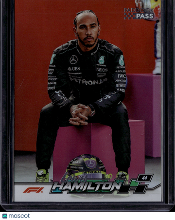 2024 Topps Formula 1 Paddock Pass Lewis Hamilton #6 Pink