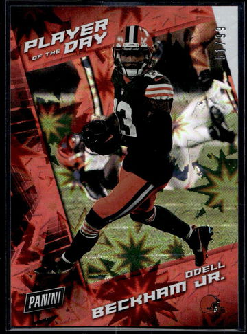 2021 Panini Player of the Day Odell Beckham Jr. #30 /99