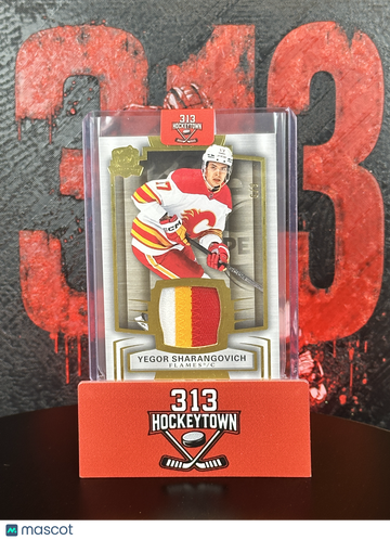2024-25 Upper Deck The Cup Yegor Sharangovich #76 Gold Foil Patch
