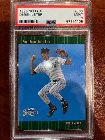 1993 Select Derek Jeter RC PSA 9