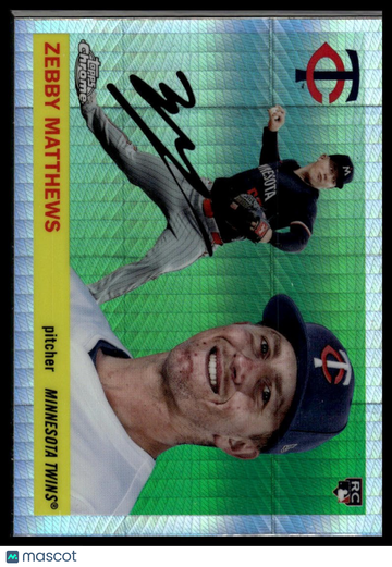 2025 Topps Chrome Platinum Zebby Matthews #238 RC
