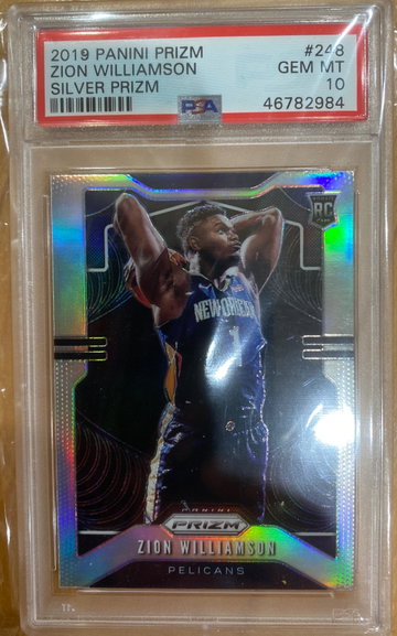 Zion Williamson Silver Prizm