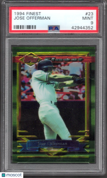 1994 Finest Jose Offerman #23 PSA 9