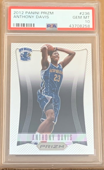 Anthony Davis 2012 Prizm Rookie PSA 10