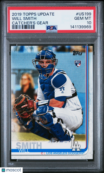 2019 Topps Update Will Smith Catcher's Gear #US199 PSA 10