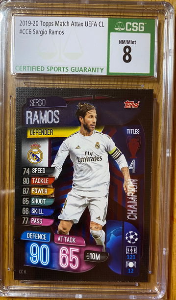 2019 Topps Match Attax UEFA CL Sergio Ramos CSG 8