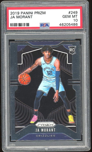 2019-20 Prizm Ja Morant PSA 10 RC