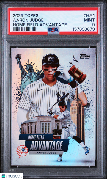 2025 Topps Home Field Advantage Aaron Judge #HA1 PSA 9