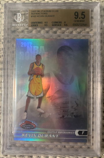 KEVIN DURANT - rookie Refractor /999