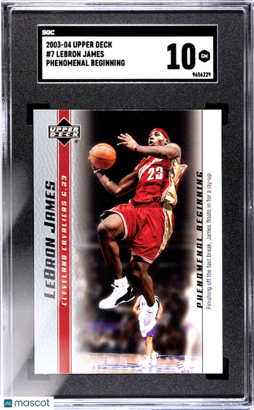 2003 Upper Deck LeBron James #7 Phenomenal Beginning SGC 10