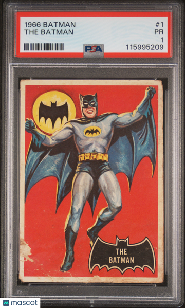 1966 Topps Batman The Batman #1 PSA 1