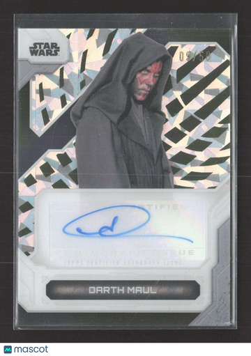 2016 Topps Star Wars High Tek Ray Park Autograph 09/50 #A-RP
