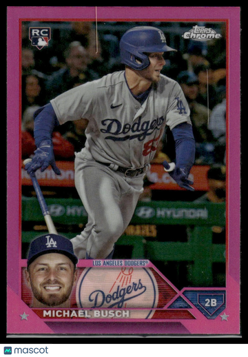 2023 Topps Chrome Update Michael Busch #USC204 Pink