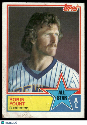 1983 Topps Robin Yount #389