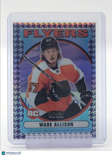 2021 O-PEE-CHEE PLATINUM ROOKIE PURPLE HOUNDSTOOTH WADE ALLISON #Unspecified Short Print Mint Parallel/Variety Rookie /