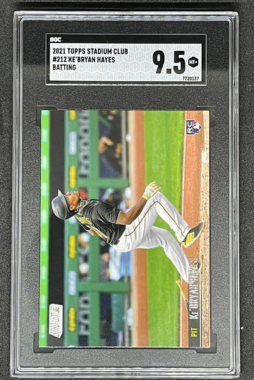 2021 Topps Stadium Club Ke’Bryan Hayes  Variation SGC 9.5