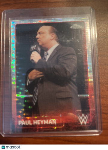 2015 Topps Chrome Paul Heyman Darren Young #52 Refractor