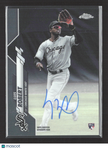 2020 Topps Chrome Luis Robert #RA-LR RC Auto