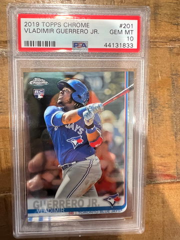 2019 Topps Chrome Vladimir Guerrero Jr RC PSA 10
