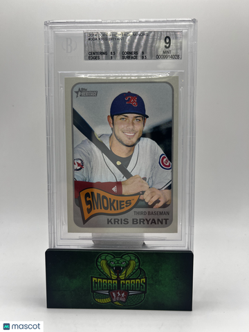2014 Topps Heritage Minors Kris Bryant #30A BGS 9