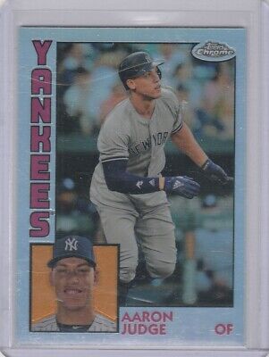 2019 Topps Chrome Retro Refractor 1984 #84TC1 Aaron Judge New York Yankees