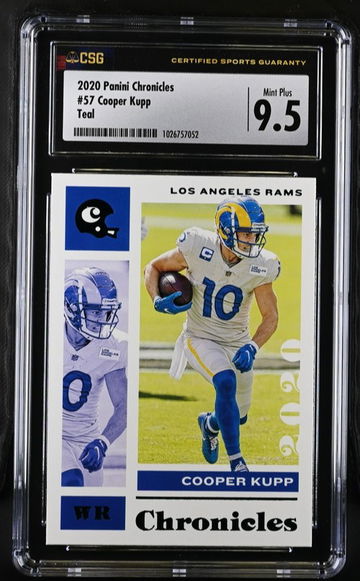 2020 Panini Chronicles Cooper Kupp CSG 9.5 Mint Plus