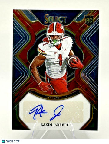 2023 Panini Select Draft Picks Rakim Jarrett #RS-RJA Red Prizm Rookie Insert Panini Authentic