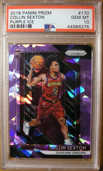 Collin Sexton 2018 Prizm Purple Ice /149 PSA 10