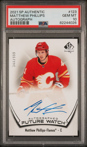 2021 SP Authentic Matthew Phillips #123 PSA 10