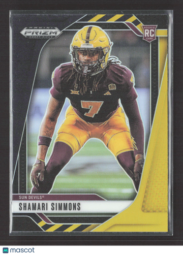 2025 Panini Prizm Draft Picks Shamari Simmons #11 /5 RC