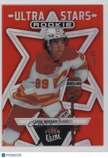 2025-26 Upper Deck Fleer Ultra - Ultra Future Stars - Red Zayne Parekh #FST-14 Red 23/25 Rookie