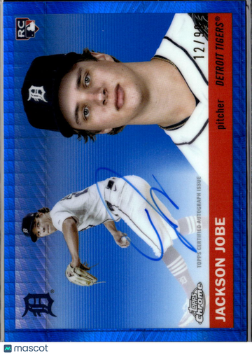2025 Topps Chrome Platinum Baseball Jackson Jobe #CPA-JJO Blue /98 RC