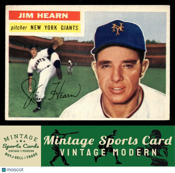 1956 Topps Jim Hearn #202