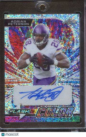 2023 Leaf Flash of Color Adrian Peterson #FC-AP1 Prism /10