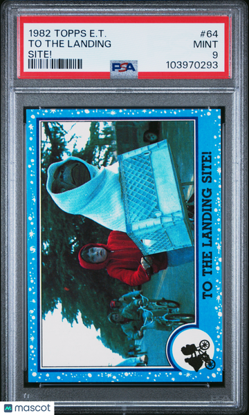 1982 Topps E.T. To The Landing #64 PSA 9