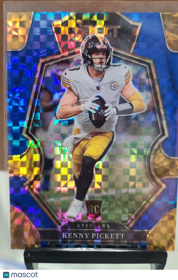 2022 Select Kenny Pickett Blue Prizm Rookie